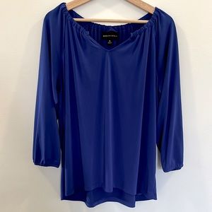Dana Buchman Elastic Neck Blouse